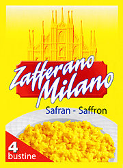 Zafferano Milano - Zafferano in polvere confezione a 4 buste